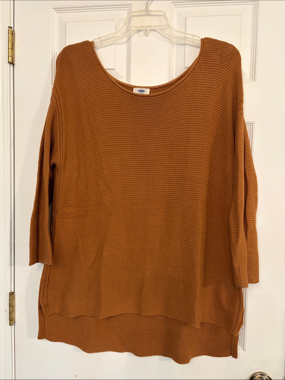 Old navy Cozy Ribbed Tunic Sweater - Rust Brown